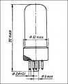 13P1S output beam tetrode tube