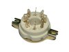 8 pin ceramic socket with snap ring for EL34 / 6L6 / 6SN7 / 6P3S - wholesale price!!!