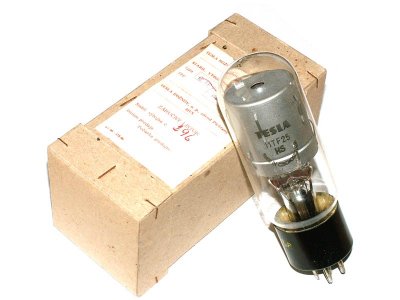 11TF25 TESLA voltage rectifier tube (original box)