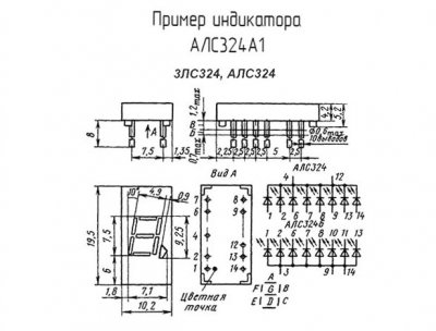 ALS-324A LED indicator display