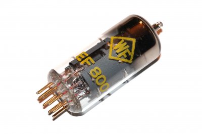 EF800 / 6BX6 RFT gold pin tube