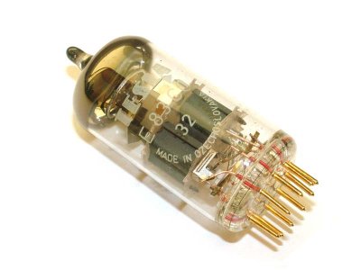 E83CC / ECC83 / 12AX7A / ECC803S TESLA gold pin tube