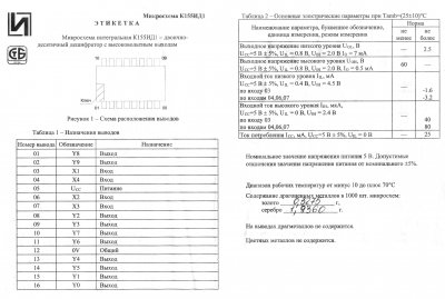 K155ID1 / 74141 nixie clock tube driver