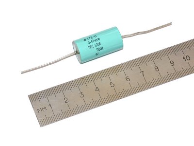 K73-11 630V 0.47uf 10% tol. PETP capacitor