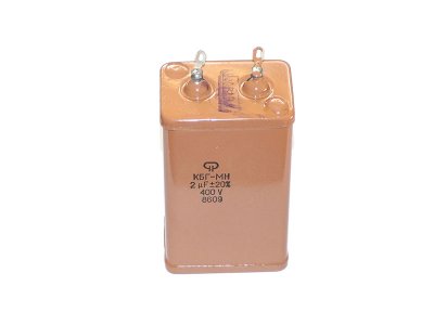 KBG-MN 400V 2.0uF 20% tol. PIO capacitor