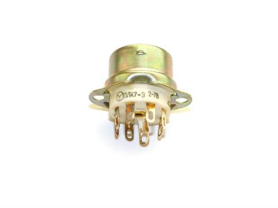 7 pin shield base ceramic socket (rsh4 type)