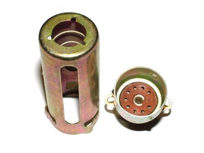 9 pin carbolite socket with metal shield 70mm