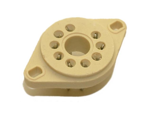 9 pin ceramic socket (B9D) for EL509 / 6KG6 / EL500 / 6P45S
