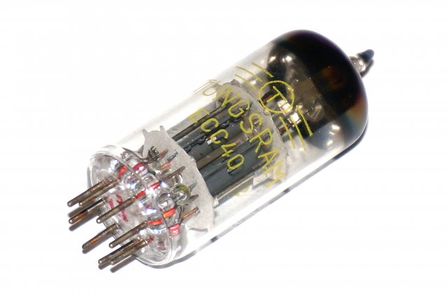 ECC40 / AA61 Tungsram double triode tube