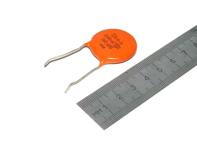 K15-5 3kV 6800pF ceramic HV disc capacitor
