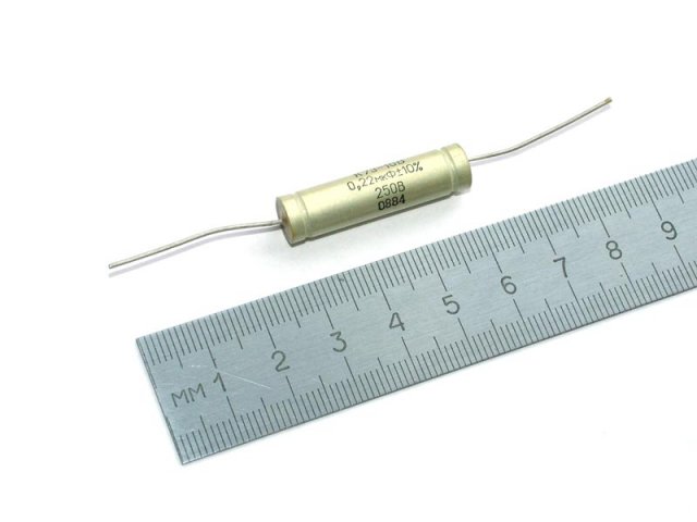 K73-16 250V 0.22uf 10% tol. PETP capacitor