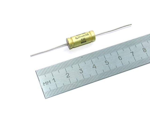 K73-16 63V 0.33uf 5% tol. PETP capacitor
