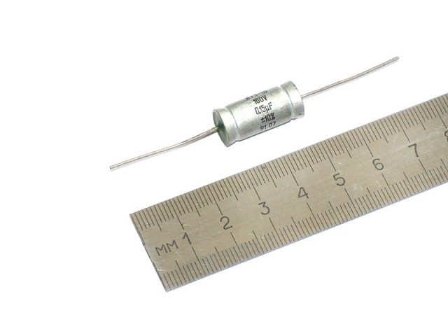 K73-16 160V 0.15uf 10% tol. PETP capacitor