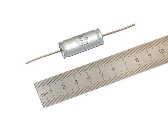 K73-16 630V 0.22uf 5% tol. PETP capacitor