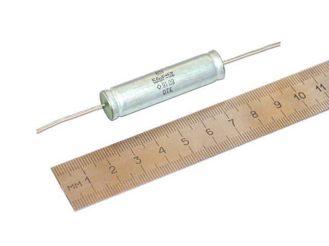 K73-16 63V 5.6uf 5% tol. PETP capacitor
