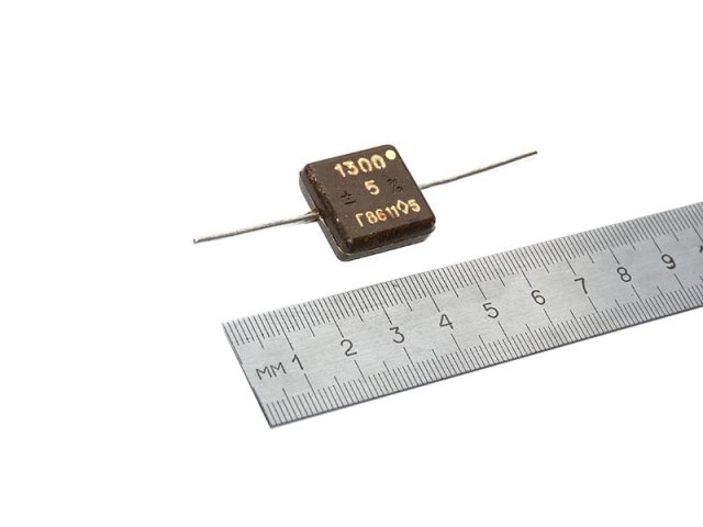 KSO 500V 1300pF 5% tol. silver mica capacitor