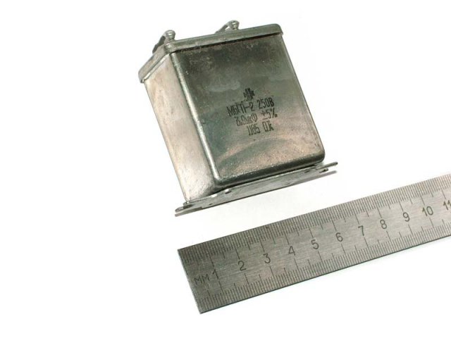 MBGP-2 250V 3.9uf 5% tol. paper and aluminum foil capacitor