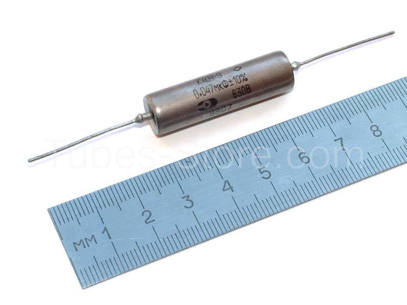 Epsilon K40Y-9 Paper-in-Oil PIO Audio Capacitors – 0.1uF, Choose Voltage (200V / 400V / 630V / 1000V)